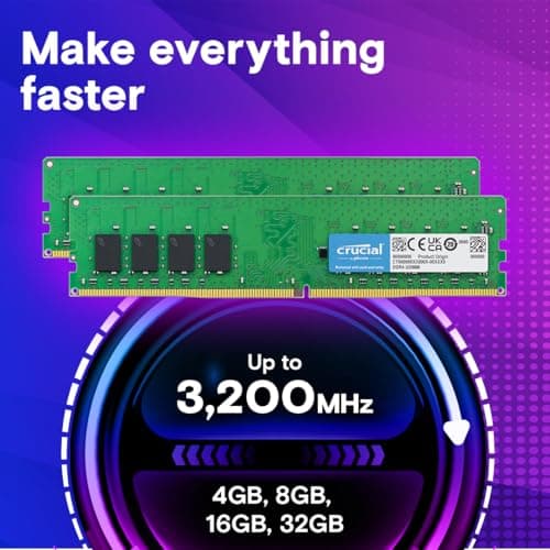 Crucial CT8G4DFS824A Green DDR4-2400 CL17 8GB (1x8GB) image