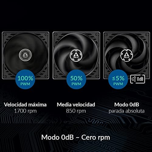 ARCTIC P14 140mm Black PWM PST image