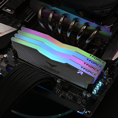 TEAMGROUP T-Force Delta RGB White DDR4-3600 CL18 16GB (2x8GB) WHITE image