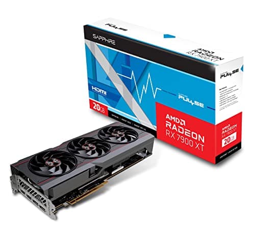 Sapphire PULSE Radeon RX 7900 XT 20GB GDDR6 Black / Red main image