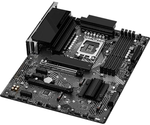 ASRock Z790 PG Lightning Intel LGA1700 (14th,13th,12th Gen) ATX Motherboard, 4 slots DDR5, PCIE 5.0 x16, Quad Hyper M.2 slots, 2.5Gb Lan, 7.1 Nahimic Audio, 14+1+1 Power Phase image