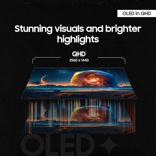Samsung Odyssey OLED G6 (G61SD) 27" 1440p 240Hz OLED Monitor image