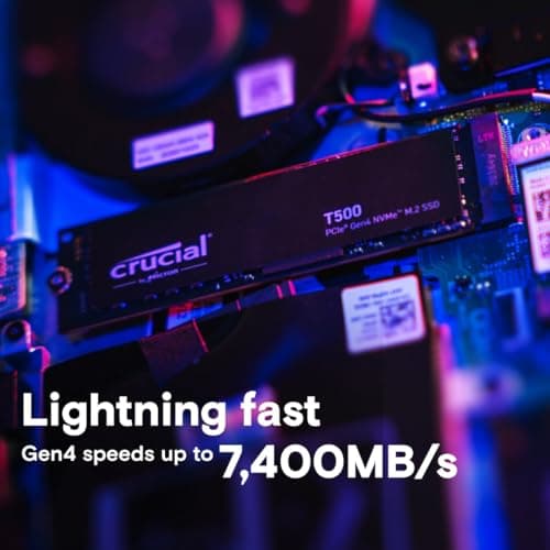 Crucial T500 1 TB SSD M.2-2280 PCIe 4.0 x4 NVMe image