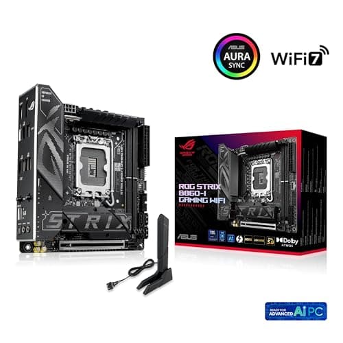 Asus B860 ROG STRIX B860-I GAMING WIFI LGA1851 DDR5 Mini ITX image