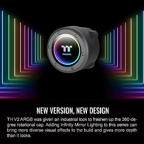 Thermaltake TH360 V2 ARGB Sync 57.05 CFM Water 360mm Black image