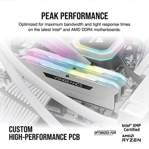 Corsair Vengeance RGB Pro SL White / Black DDR4-3200 CL16 16GB (2x8GB) image