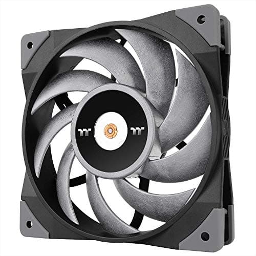 Thermaltake TOUGHFAN Turbo 120mm Black PWM 72.69 CFM 1-Pack image