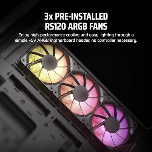 Corsair 3500X ARGB ATX Mid Tower Black Tempered Glass image