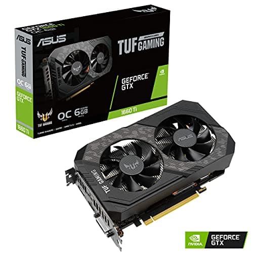 Asus TUF Gaming EVO OC GeForce GTX 1660 Ti 6GB GDDR6 Black / Gray image