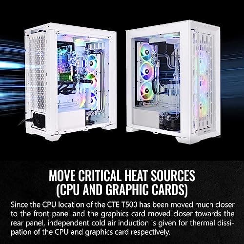 Thermaltake CTE T500 ATX Full Tower White Tempered Glass image