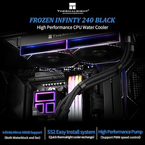 Thermalright Frozen Infinity Water 240mm ARGB Black image