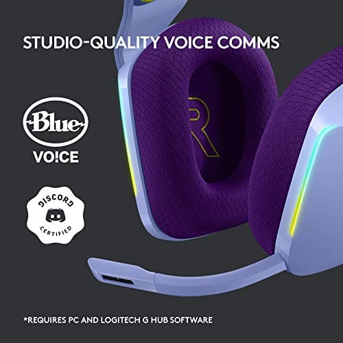 Logitech G733 Gaming Headset Closed-Back Purple image