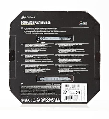 Corsair Dominator Platinum RGB DDR5-6600 CL32 64GB (2x32GB) image