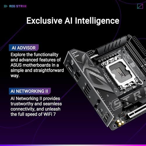 Asus B860 ROG STRIX B860-I GAMING WIFI LGA1851 DDR5 Mini ITX image