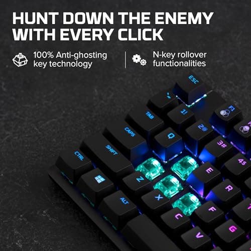 HP HyperX Alloy Origins Core RGB Wired HyperX Aqua Gaming Keyboard image