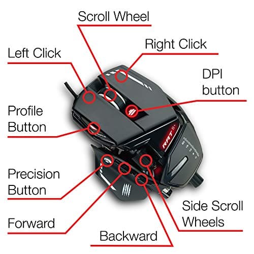 Mad Catz The Authentic R.A.T 8+ Wired Optical Mouse image