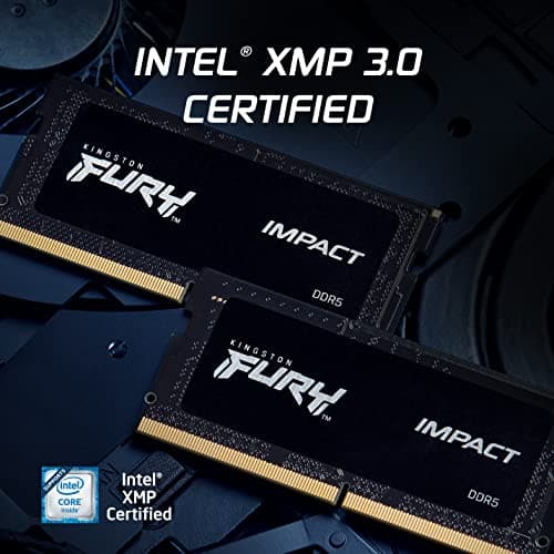Kingston FURY Impact Black DDR5-6400 SODIMM CL38 16GB (1x16GB) image