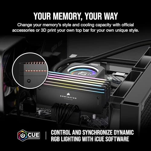 Corsair Dominator Black DDR5-6000 CL30 64GB (2x32GB) image
