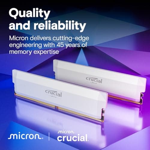 Crucial Pro White DDR5-6400 CL38 32GB (2x16GB) image