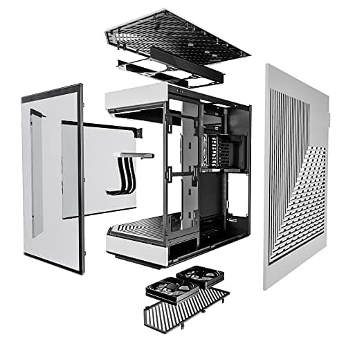 HYTE Y60 ATX Mid Tower White / Black with Tempered Glass Side Panel and USB 3.2 Gen 2 Type-C, USB 3.2 Gen 1 Type-A image