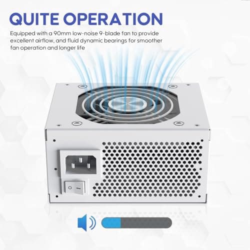 Vetroo CP-PSU-VT-850W-SFX White SFX 850W Fully Modular 80+ Gold Certified image