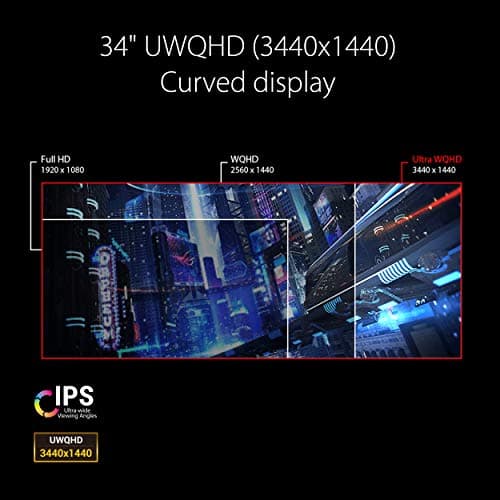 Asus ROG SWIFT PG349Q 34" 1440p 120Hz IPS Curved Monitor image
