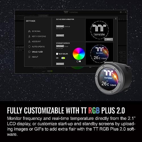 Thermaltake TH240 V2 Ultra ARGB Sync Water 240mm 57.05 CFM Black image