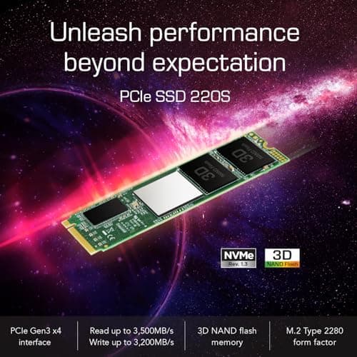 Transcend 220S 512GB SSD M.2-2280 PCIe 3.0 x4 NVMe image