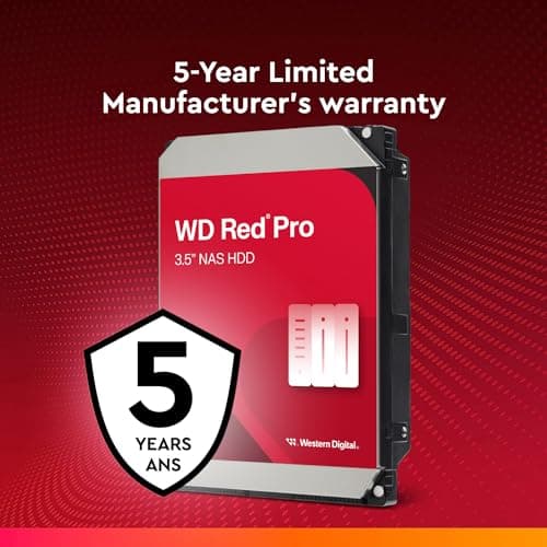 Western Digital Red Pro 8TB 3.5" Internal HDD 7200RPM SATA image