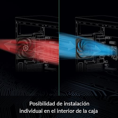 ARCTIC P12 120mm Black 56.3 CFM 5-Pack image