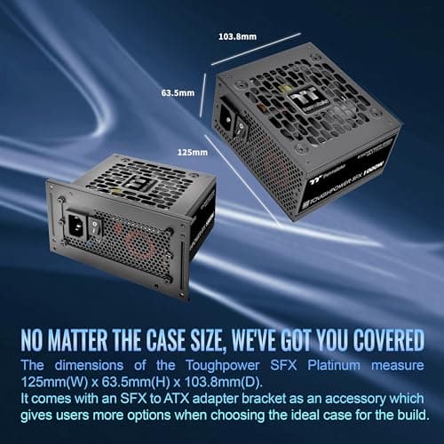 Thermaltake Toughpower SFX 1000W Fully Modular 80+ Platinum Certified image
