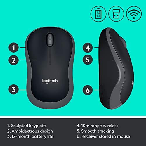 Logitech MK270 Wireless Combo Standard Keyboard with Optical Mouse image