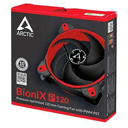 ARCTIC BioniX P120 120mm Red / Black PWM image