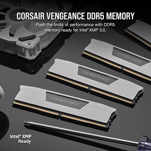 CORSAIR VENGEANCE DDR5 RAM 64GB (2x32GB) 5600MHz CL40-40-40-77 1.25V Intel XMP Desktop Computer Memory - Black (CMK64GX5M2B5600C40) image