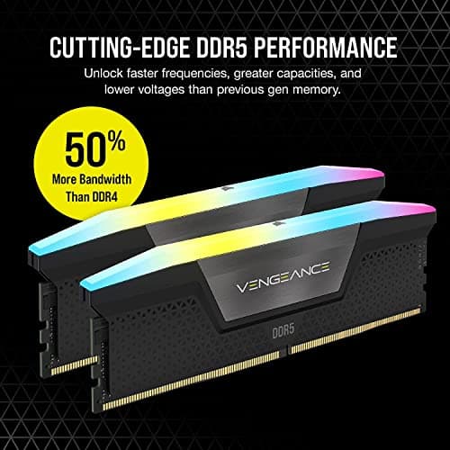 Corsair Vengeance RGB 32GB (2x16GB) DDR5 6400 CL36 Black image