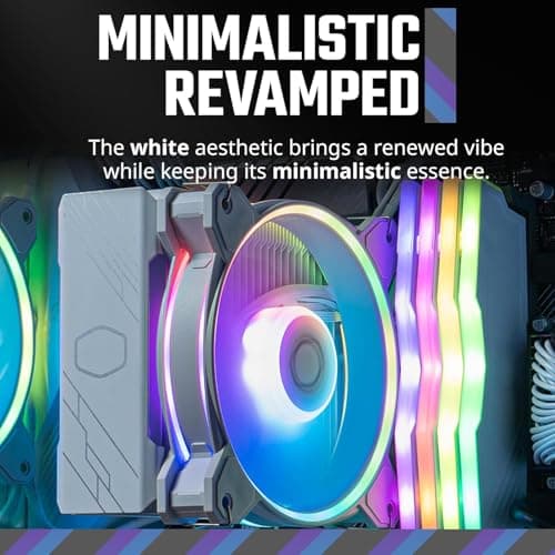 Cooler Master Hyper 212 Halo SF6 Ryu Air 51.88 CFM 154mm White / Orange image