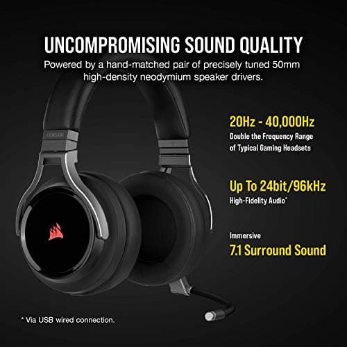 Corsair Virtuoso RGB 7.1 Channel Closed Gaming Headset image