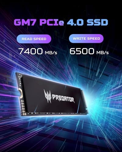 Acer Predator GM7 2TB SSD M.2-2280 PCIe 4.0 x4 NVMe image