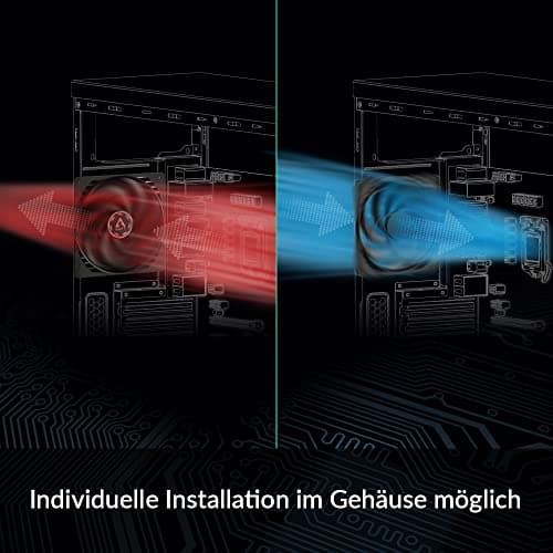 ARCTIC P12 PWM PST CO 56.3 CFM 120mm Black 1-Pack image