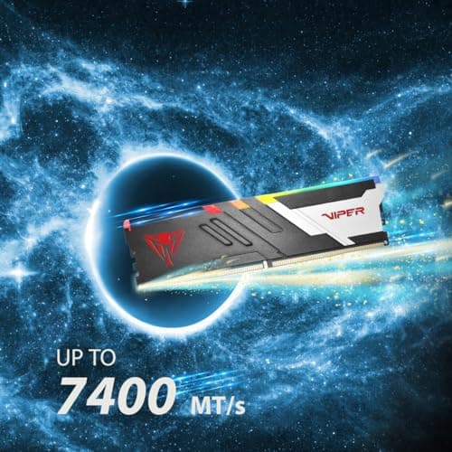 Patriot Viper Venom RGB Black / White DDR5-6400 CL40 32GB (2x16GB) image
