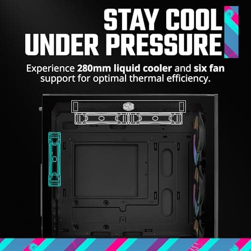 Cooler Master Elite 301 Micro ATX Mid Tower Black Tempered Glass image