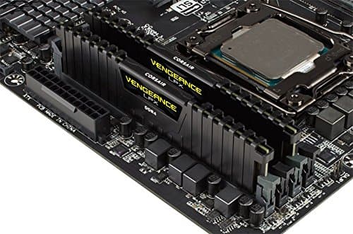Corsair Vengeance LPX Black / Yellow DDR4-2400 CL14 16GB (2x8GB) image
