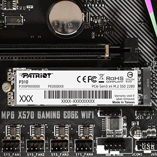 Patriot P310 480GB SSD M.2-2280 PCIe 3.0 x4 NVMe image