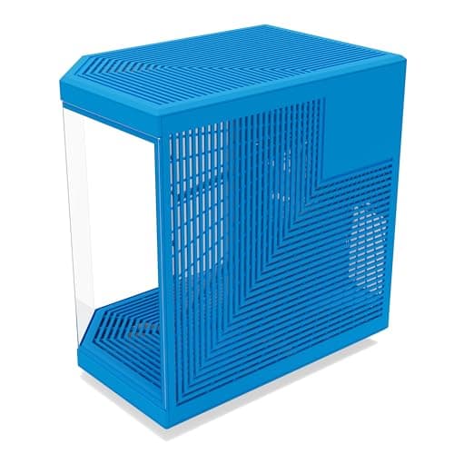 HYTE Y70 ATX Mid Tower Blue Tempered Glass Side Panel image