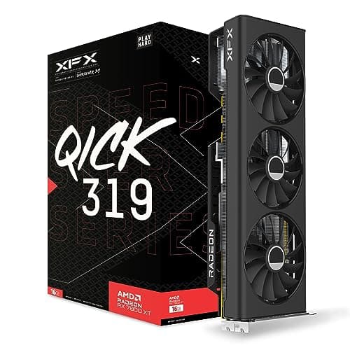 XFX Speedster QICK 319 Core Edition Radeon RX 7800 XT 16GB GDDR6 Black main image