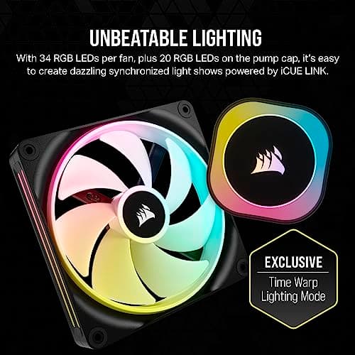 Corsair iCUE LINK H115i RGB Water 280mm Black image