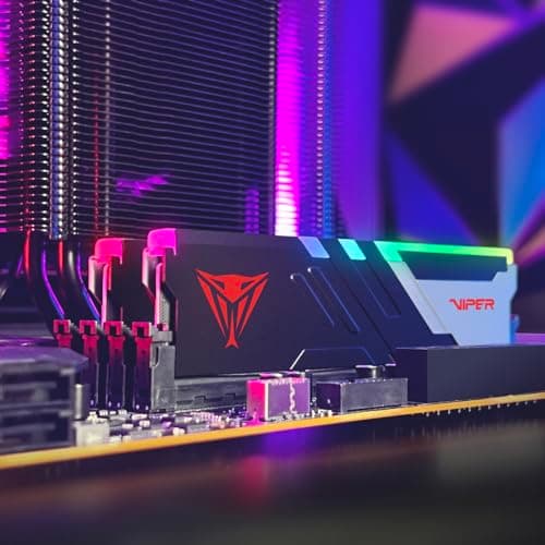 Patriot Viper Venom RGB Black / White DDR5-6400 CL40 32GB (2x16GB) image