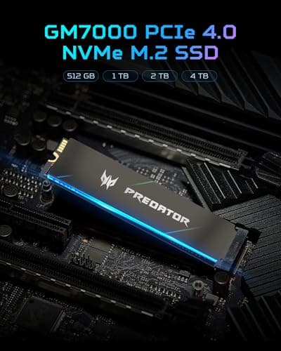 Acer Predator GM7000 4TB M.2 SSD PCIe 4.0 NVMe image