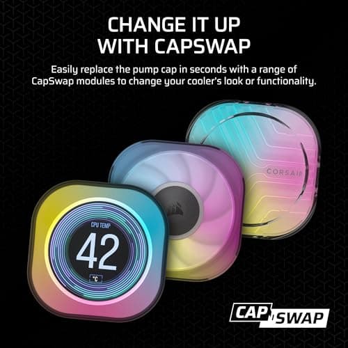 iCUE LINK TITAN 240 RX RGB AIO Liquid CPU Cooler image