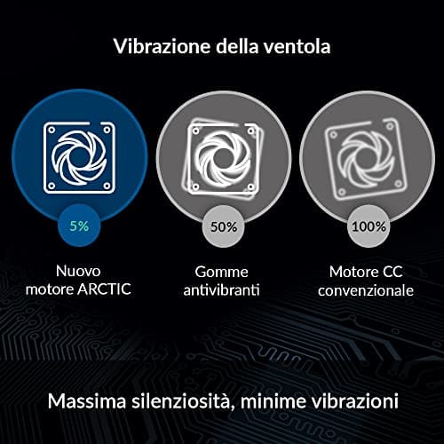 ARCTIC P12 PST 120mm Black A-RGB PWM 0dB 48.8 CFM 3-Pack image